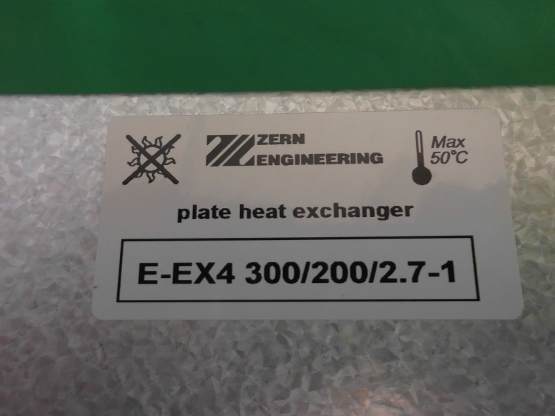 Wärmetauscher 300x300x200x2,7 Polymer Enthalpie