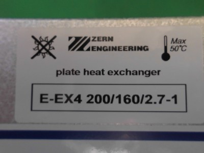 Wärmetauscher 200x200x160x2,7 Polymer Enthalpie