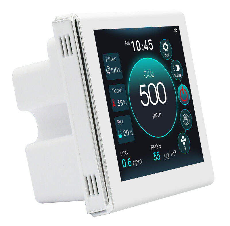 Untroma EC-Lüftungsregler S17 stufenlos,  CO2, Feuchtigkeit, Feinstaub, VOC