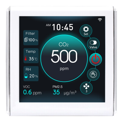 Untroma EC-Lüftungsregler S17 stufenlos,  CO2, Feuchtigkeit, Feinstaub, VOC