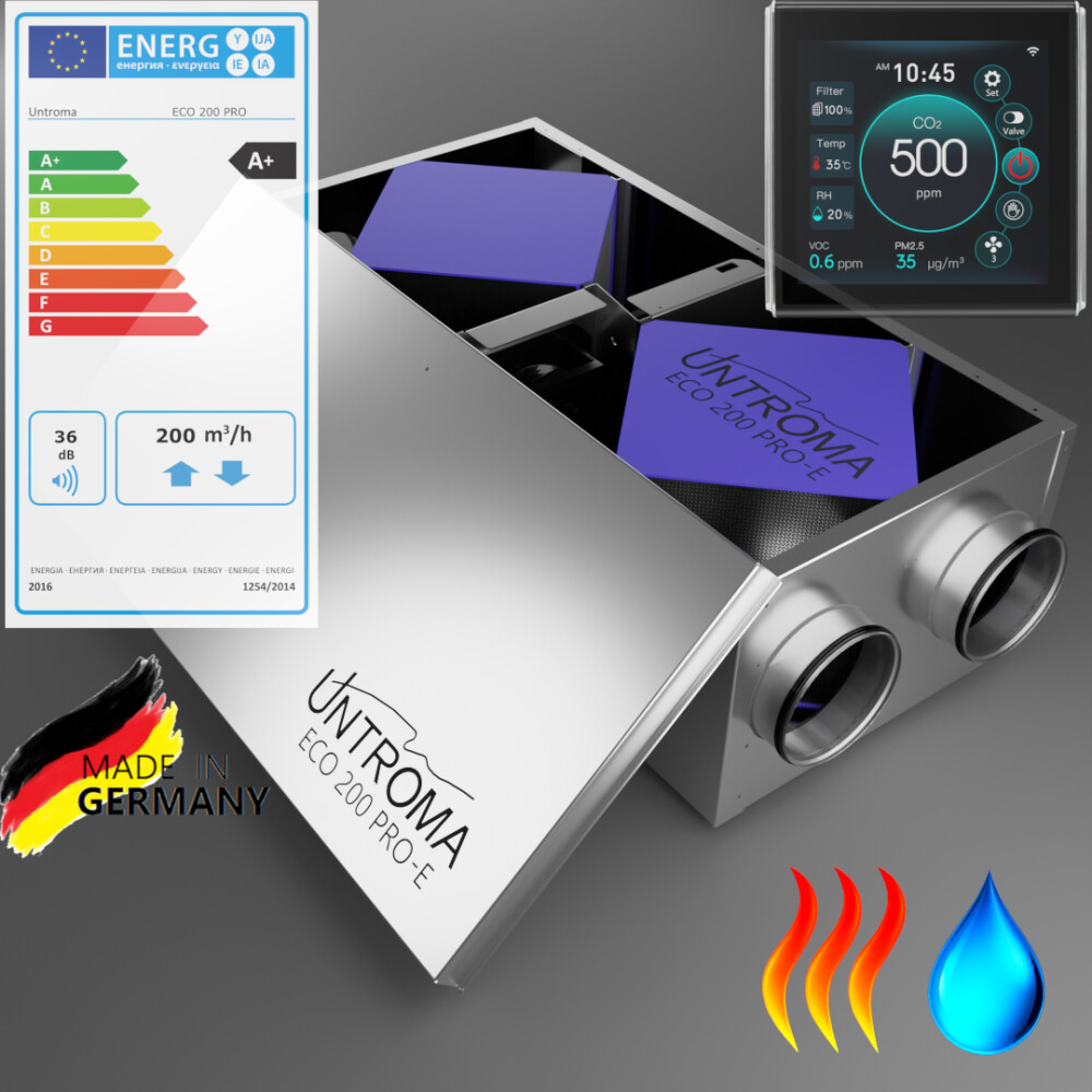 Lüftungsgerät ECO 200 PRO-E
