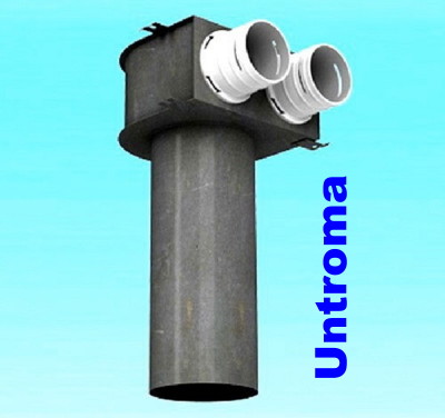 Uniflex Deckenverteiler DN75 Metall 2-Fach